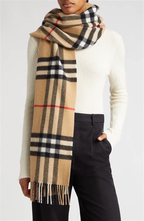 how to tie a burberry cashmere scarf|Burberry scarf 50 cashmere wool.